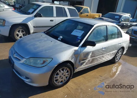 2005 Honda Civic Lx из США, поврежденный, VIN 2HGES16575H602942